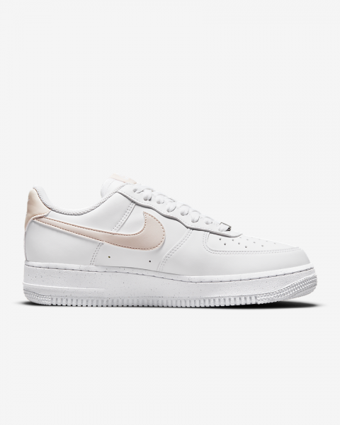 Nike Air Force 1 '07 Next Nature DC9486-100 Ortopedik Bağcıklı Kadın Günlük Ayakkabı Beyaz