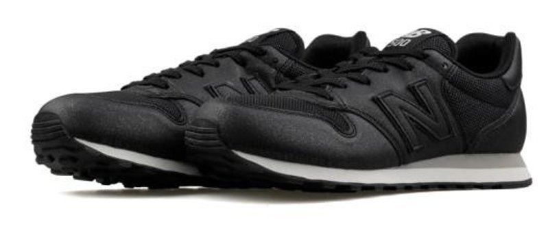 New Balance 500 GW500GBB Bağcıklı Kadın Günlük Ayakkabı Siyah