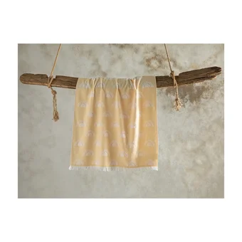 English Home Sunny Pamuklu Polyester Plaj Havlusu Sarı