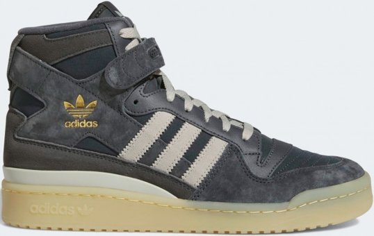 Adidas Forum Mid FZ6275 Bilekli Bağcıklı-Cırtlı Erkek Günlük Ayakkabı Füme