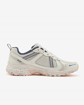 Skechers Hillcrest Vast Adventure 149820-OFNV Ortopedik Bağcıklı Kadın Trekking Ayakkabısı Beyaz