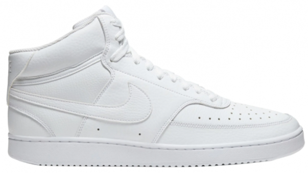 Nike Court Vision Mid CD5466-100 Bağcıklı Erkek Günlük Ayakkabı Beyaz