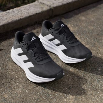Adidas Galaxy 7 ID8765 Ortopedik Bağcıklı TPU Kadın Koşu Ayakkabısı Siyah