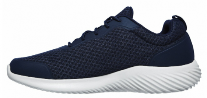 Skechers Bounder 232005-NVY Ortopedik Bağcıklı Erkek Günlük Ayakkabı Lacivert