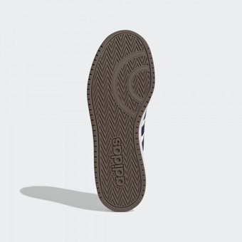 Adidas Hoops 2.0 GZ7969 Ortopedik Bağcıklı Erkek Basketbol Ayakkabısı Beyaz