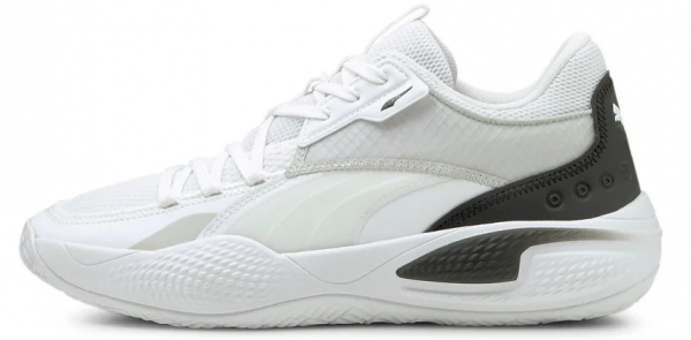 Puma Court Rider I 195634-03 Ortopedik Bağcıklı Erkek Basketbol Ayakkabısı Beyaz