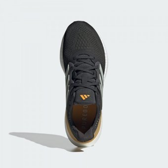 Adidas Pureboost 23 IF2369 Ortopedik Bağcıklı Erkek Koşu Ayakkabısı Gri