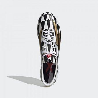 Adidas F50 Adizero IV GX3902 Bağcıklı Speedframe Çivili Krampon Beyaz