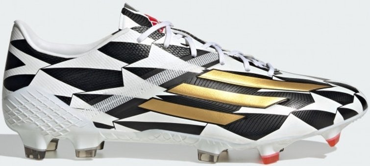 Adidas F50 Adizero IV GX3902 Bağcıklı Speedframe Çivili Krampon Beyaz