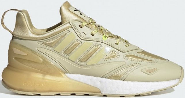 Adidas ZX 2K Boost 2.0 GW8290 Ortopedik Bağcıklı Kadın Günlük Ayakkabı Kum Rengi