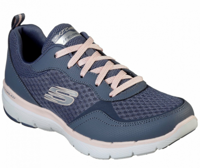 Skechers Flex Appeal 3.0 Go Forward 13069-SLTP Ortopedik Bağcıklı Kadın Günlük Ayakkabı Mor