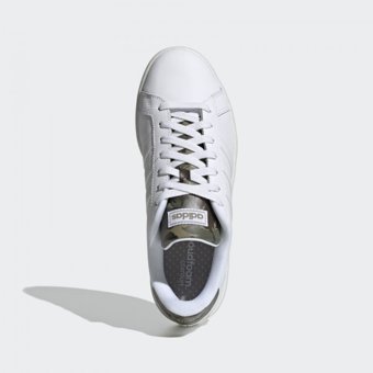 Adidas Grand Court H04549 Ortopedik Bağcıklı Erkek Günlük Ayakkabı Beyaz