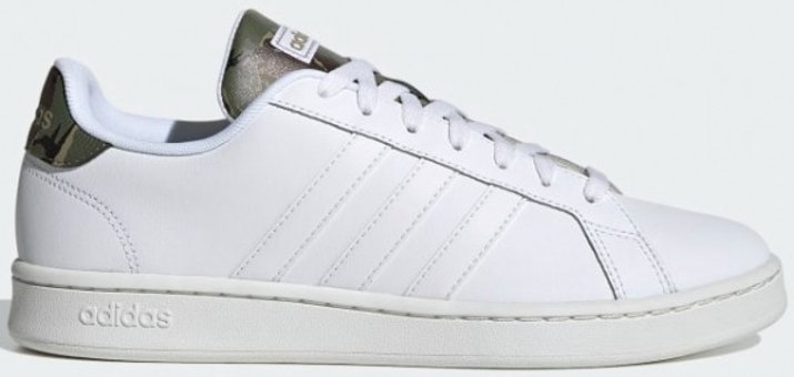 Adidas Grand Court H04549 Ortopedik Bağcıklı Erkek Günlük Ayakkabı Beyaz