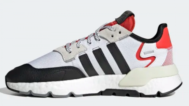 Adidas Nite Jogger EH1293 Ortopedik Bağcıklı Unisex Günlük Ayakkabı Beyaz
