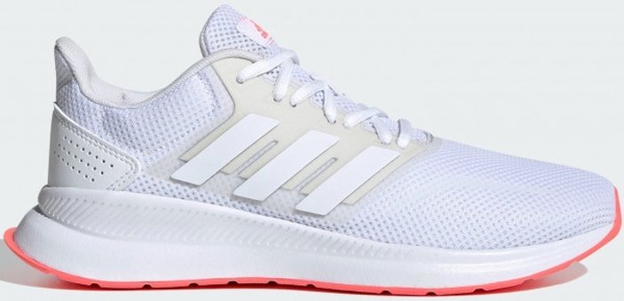 Adidas Runfalcon FW5142 Ortopedik Bağcıklı Kadın Koşu Ayakkabısı Beyaz