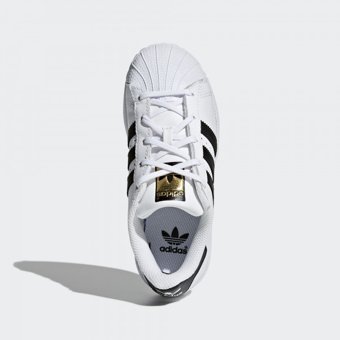 Adidas Superstar Foundation BA8378 Ortopedik Bağcıklı Erkek Çocuk Günlük Ayakkabı Beyaz