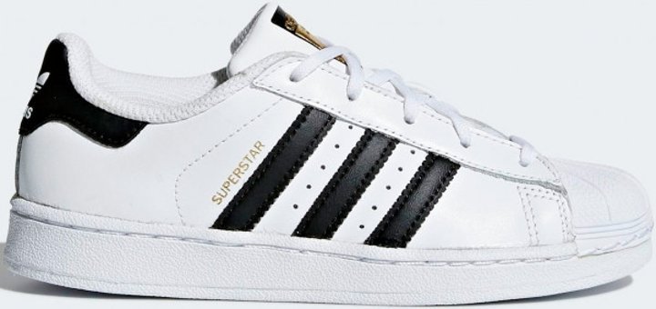 Adidas Superstar Foundation BA8378 Ortopedik Bağcıklı Erkek Çocuk Günlük Ayakkabı Beyaz