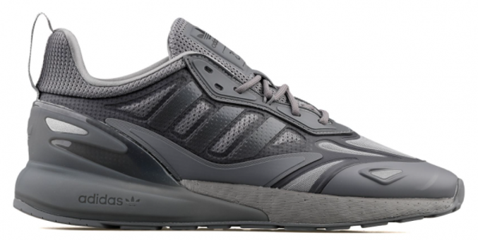 Adidas ZX 2K Boost 2.0 GZ7742 Ortopedik Bağcıklı Erkek Günlük Ayakkabı Gri