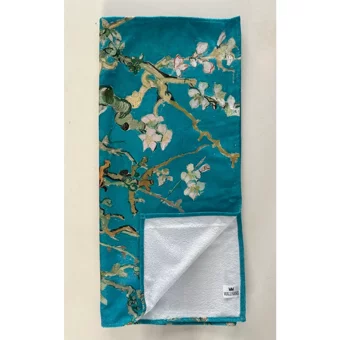 Wallhang Almond Blossom Pamuklu Polyester Plaj Havlusu Mavi