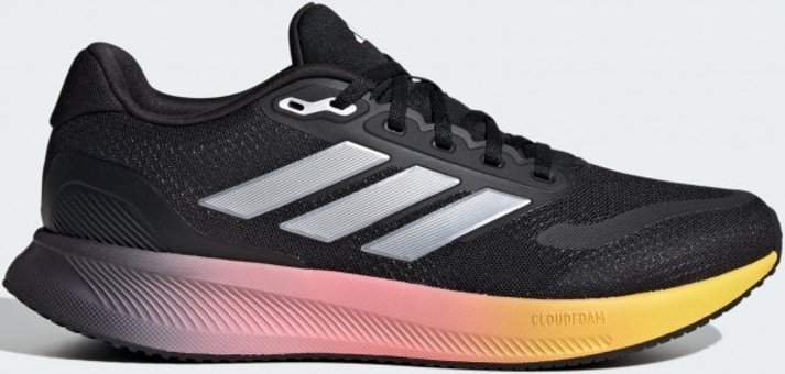 Adidas Runfalcon 5 IE0526 Ortopedik Bağcıklı Adiwear Erkek Koşu Ayakkabısı Siyah