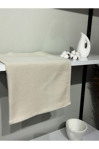 Brand Cotton Pretty Örme Plaj Havlusu Bej