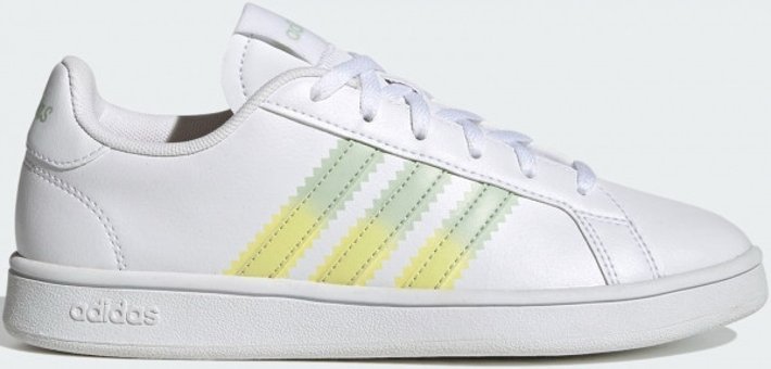 Adidas Grand Court Base Beyond GY9631 Bağcıklı Kadın Günlük Ayakkabı Beyaz