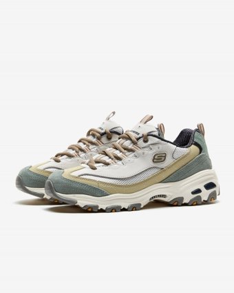 Skechers D'Lites Summer Jasmine 13167-NTOL Ortopedik Bağcıklı Kadın Günlük Ayakkabı Çok Renkli