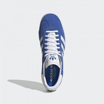 Adidas Gazelle GX2207 Bağcıklı Erkek Günlük Ayakkabı Mavi