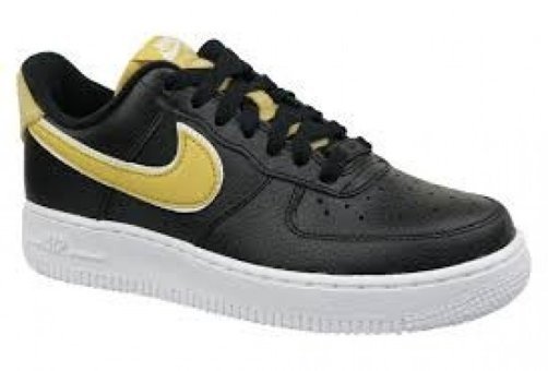 Nike Air Force 1 Suede Sneaker AA0287-017 Ortopedik Bağcıklı Kadın Günlük Ayakkabı Siyah