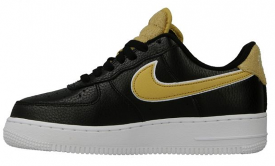 Nike Air Force 1 Suede Sneaker AA0287-017 Ortopedik Bağcıklı Kadın Günlük Ayakkabı Siyah