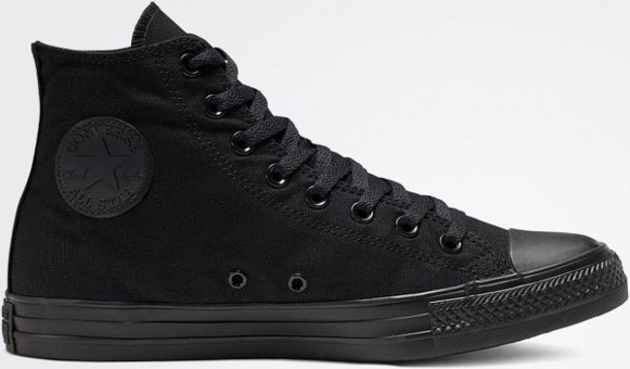 Converse Chuck Taylor All Star M3310C.006 Bağcıklı Kadın Günlük Ayakkabı Siyah