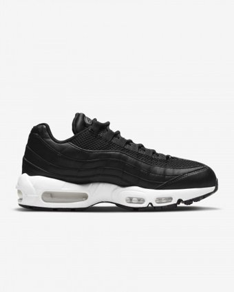 Nike Air Max 95 DH8015-001 Ortopedik Bağcıklı Kadın Günlük Ayakkabı Siyah