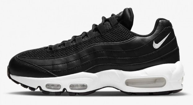 Nike Air Max 95 DH8015-001 Ortopedik Bağcıklı Kadın Günlük Ayakkabı Siyah