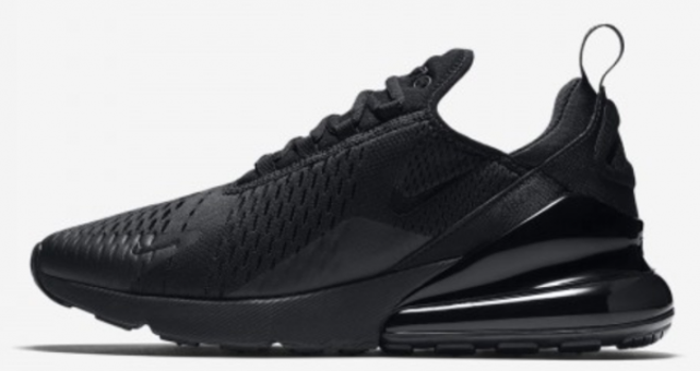 Nike Air Max 270 AH8050-005 Ortopedik Bağcıklı Erkek Günlük Ayakkabı Siyah