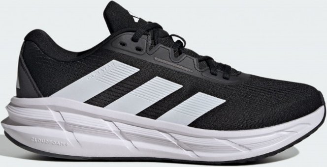 Adidas Questar 3 ID6320 Ortopedik Bağcıklı Erkek Koşu Ayakkabısı Siyah
