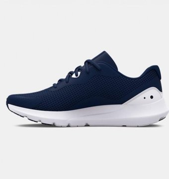 Under Armour Surge 3 3024883-400 Ortopedik Bağcıklı Erkek Koşu Ayakkabısı Lacivert