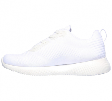 Skechers Bobs Squad Tough Talk 32504-WHT Ortopedik Bağcıklı Kadın Günlük Ayakkabı Beyaz