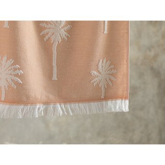 English Home Sunny Pamuklu Plaj Havlusu Turuncu