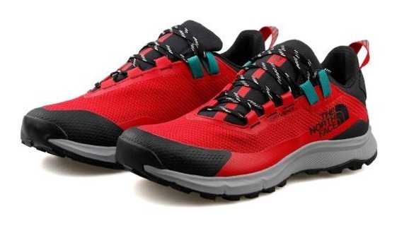 The North Face Cragstone Wp NF0A5LXDKX91 Ortopedik Su Geçirmez Bağcıklı Unisex Trekking Ayakkabısı Kırmızı