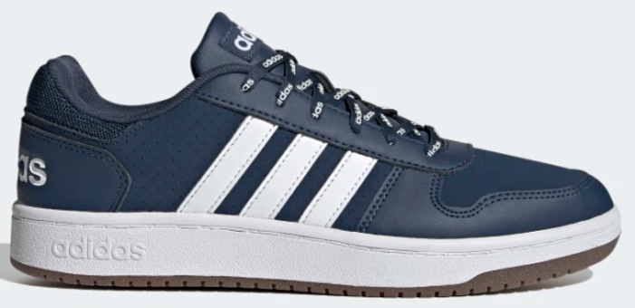 Adidas Hoops 2.0 FY8631 Ortopedik Bağcıklı Erkek Günlük Ayakkabı Lacivert