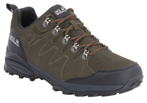 Jack Wolfskin Refugio Texapore Low M 4049851-4287 Ortopedik Su Geçirmez Bağcıklı Erkek Outdoor Ayakkabısı Kahverengi