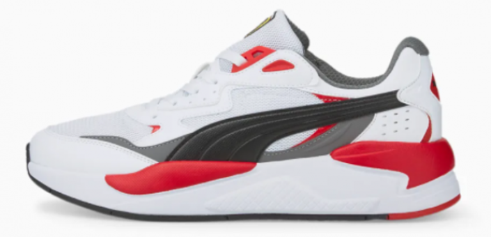 Puma Scuderia Ferrari X-Ray Speed Motorsport 307033-02 Ortopedik Bağcıklı Erkek Günlük Ayakkabı Beyaz
