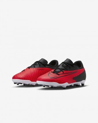 Nike Jr. Phantom GX Club DD9564-600 Bağcıklı Çivili Krampon Kırmızı