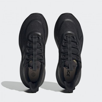 Adidas Alphabounce+ HP6149 Ortopedik Bağcıklı Adiwear Kadın Yürüyüş Ayakkabısı Siyah