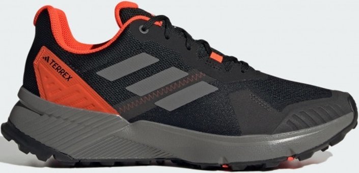 Adidas Terrex Soulstride IF5010 Ortopedik Bağcıklı Traxion Erkek Koşu Ayakkabısı Siyah