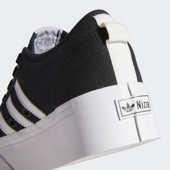 Adidas Nizza Platform FV5321 Bağcıklı Kadın Günlük Ayakkabı Siyah