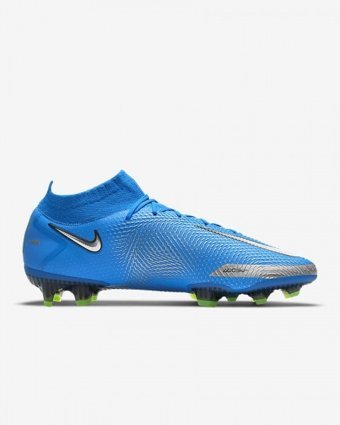 Nike Phantom GT Elite Dynamic Fit FG CW6589-400 Bağcıklı Çivili Krampon Mavi