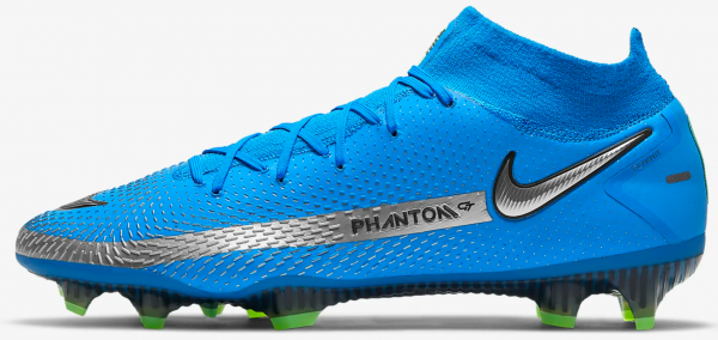 Nike Phantom GT Elite Dynamic Fit FG CW6589-400 Bağcıklı Çivili Krampon Mavi
