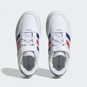Adidas Breaknet Lifestyle Court HP8964 Bağcıklı-Cırtlı Erkek Çocuk Günlük Ayakkabı Beyaz