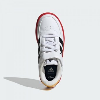 Adidas Breaknet 2.0 Mickey EL ID8026 Bağcıklı-Cırtlı Erkek Çocuk Günlük Ayakkabı Beyaz
